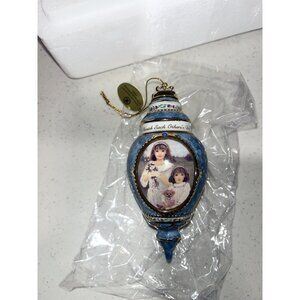 Bradford Exchange Chantal Poulin Heritage Porcelain Ornament “Cherished Dreams”